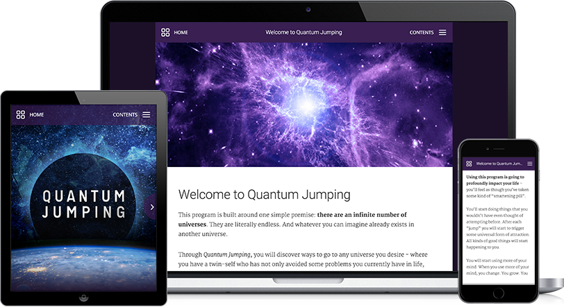 Burt Goldman Quantum Jumping Learn from alternate better versions of ‘you’ Burt Goldman Quantum Jumping Learn from alternate better versions of 'you'