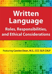 Carolee Dean Written Language Roles Carolee Dean Written Language Roles