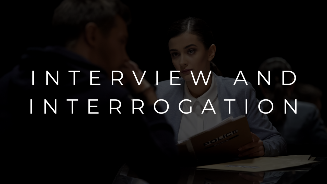 Interrogation & Interview The Hughes Protocol Interrogation & Interview The Hughes Protocol