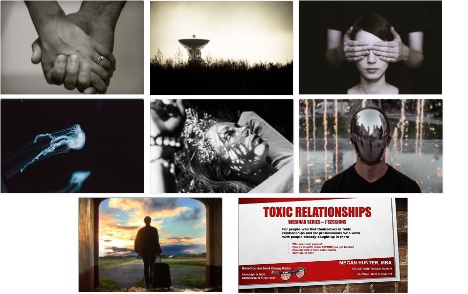 Megan Hunter MBA 7-Part set Bundle Toxic Relationships Series based on the book Dating Radar Megan Hunter MBA 7-Part set Bundle Toxic Relationships Series based on the book Dating Radar