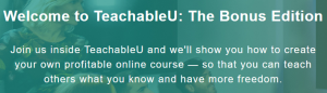 Teachable Welcome to TeachableU The Bonus Edition
