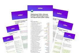 1099+ Marketing CHATGPT prompts
