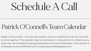 Patrick O’Connell - The $20K Per Month Design Business Bootcamp