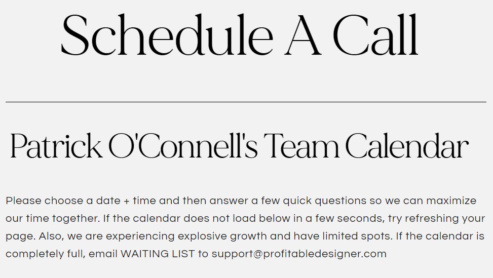 Patrick O’Connell – The $20K Per Month Design Business Bootcamp Patrick O’Connell - The $20K Per Month Design Business Bootcamp