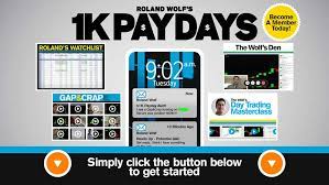 Roland Wolf - $1k paydays 2022