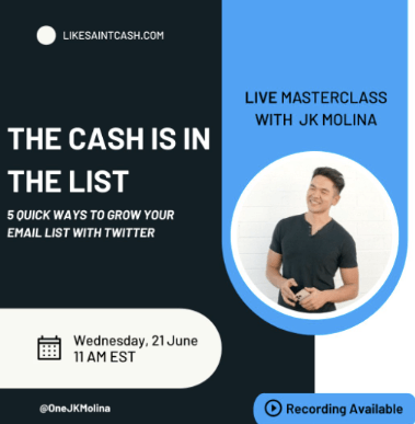JK Molina - Likes & Cash Workshop