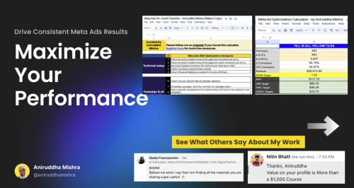 Aniruddha Mishra - The Ultimate Meta Ads Toolkit 2024