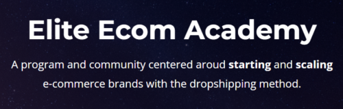 Elite Ecom Academy - Facebook Unlocked Blueprint