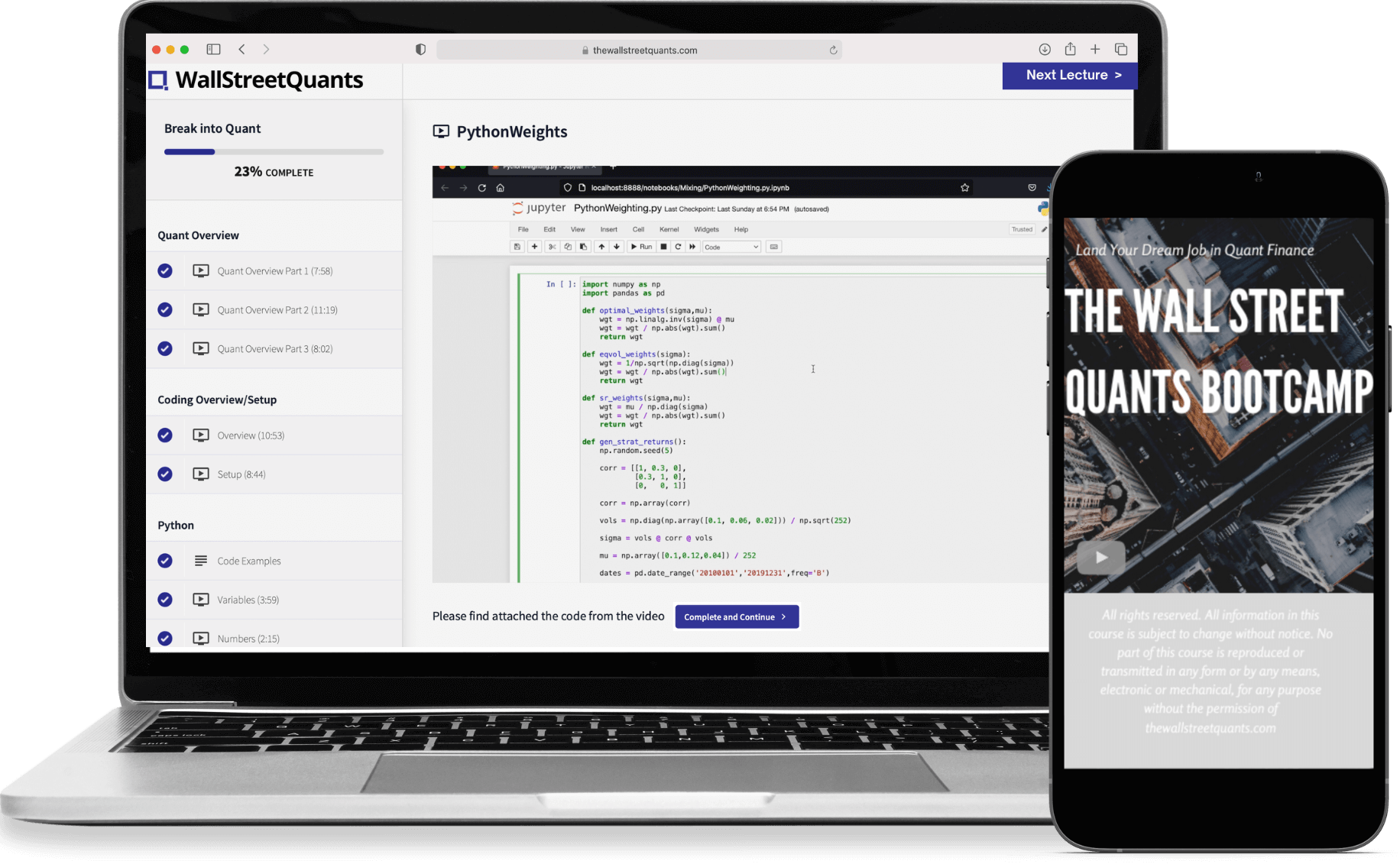The Wall Street Quants BootCamp