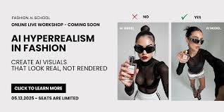 Fashion AI School - AI Hyperrealism in Fashion