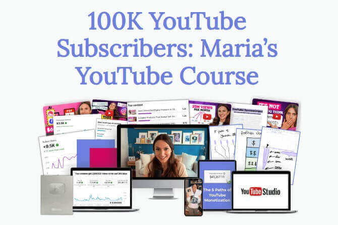 Maria Wendt - 100K YouTube Subscribers+Bundle